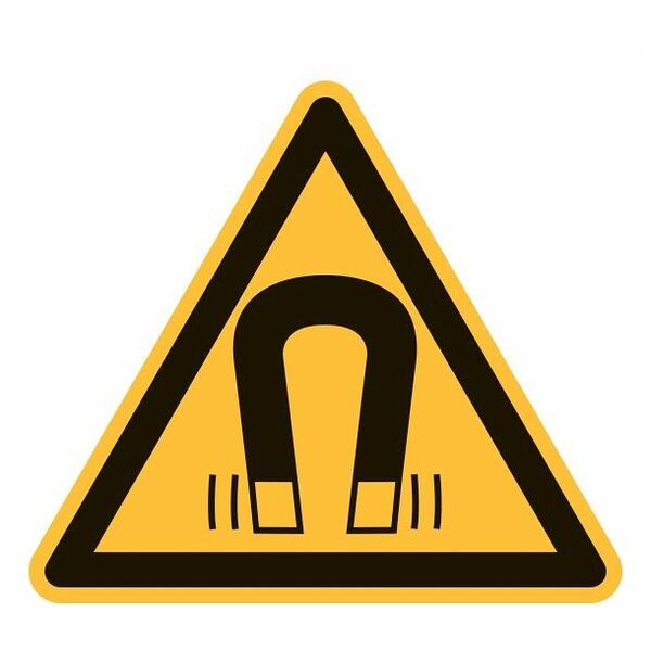 Warning sign Warning of magnetic field 03025