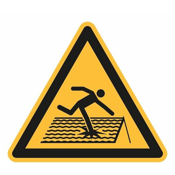 Warning sign Warning of roof unable to bear a person’s weight 04200