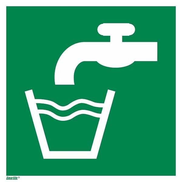 Señal de salvamento Agua potable 16150
