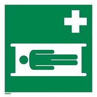 Rescue signs, new standard Stretcher