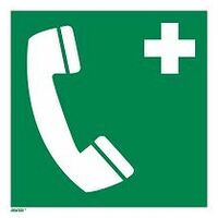 Znak za spašavanje Telefon za hitne pozive