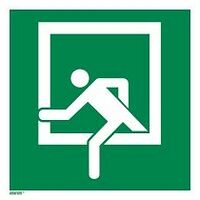 Rescue sign Emergency exit