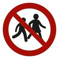 Panneaux d'interdiction Accès interdit aux enfants