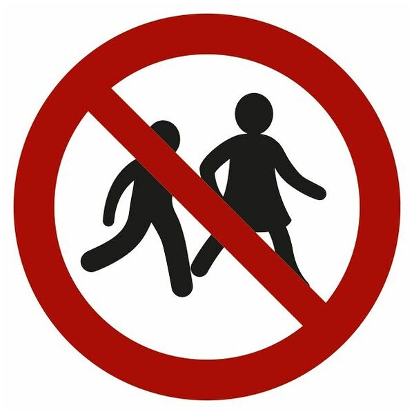 Verbotszeichen Kinder verboten 04200
