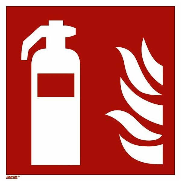 Fire safety sign Fire extinguisher 14300