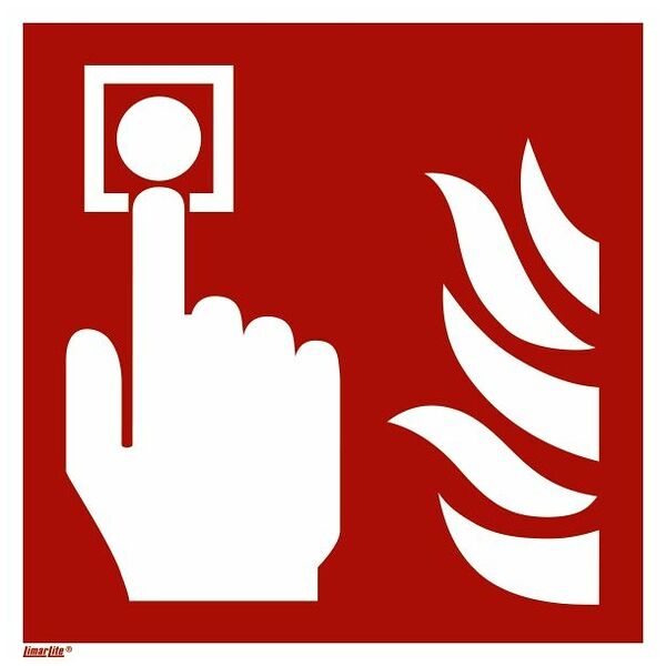 Fire safety signs, new standard Fire alarm 14200