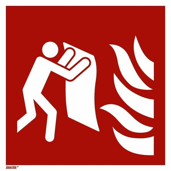 Fire safety signs, new standard Fire extinguishing blanket 14200