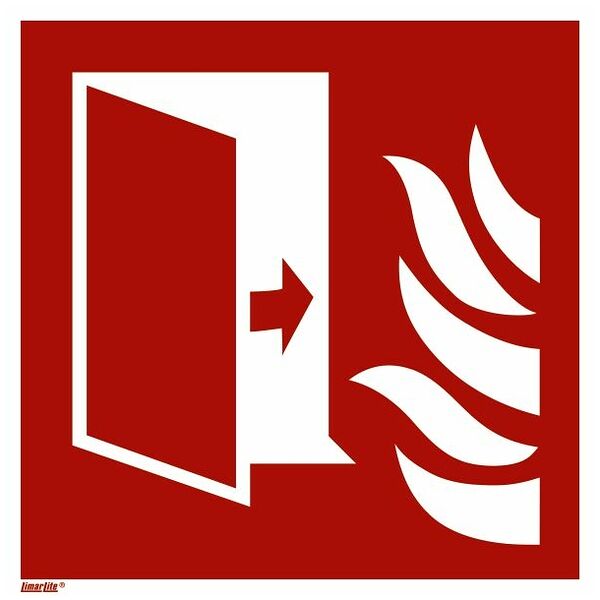 Fire safety sign Fire protection door 14200