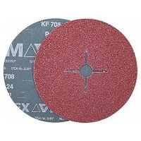 Pluoštinis diskas KF 708, aukštos kokybės korundas (A) ⌀ 125 mm