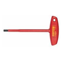 Hexagon screwdriver, with T-handle fully insulated 6 mm