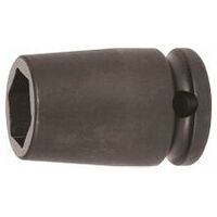 IMPACT hexagon socket, 3/8 inch with magnet