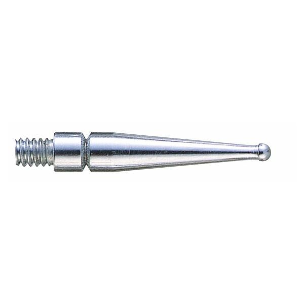 Pointe de stylet pour série 513, D = 1 mm, longueur 37,4 mm (33,9 mm), métal dur
