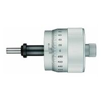 Micrometer Head, Large Thimble 49mm 0-10mm, Clamp Nut