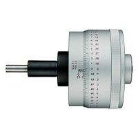 Beépíthető mikrométer nem forgó orsóval, 0-25 mm, dob 85,5 mm, 0,0005 mm