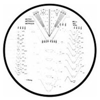 Placă de măsurare standard pentru proiectorul de măsurare Ø 500 mm
