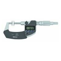 Micrometro digitale a disco, IP65, 0-1 ″, Digimatic, mandrino antirotazione
