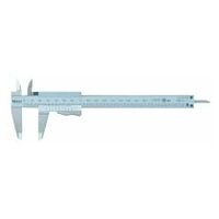 Control deslizante de medición Nonius, abrazadera de torsión, 0-150 mm, 0.05 mm, métrico