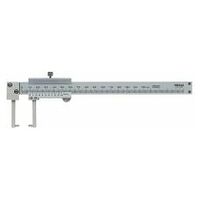 Nonius akselhalvdel, måler med udvendig kaliber, 0-150 mm, 0.05 mm, metrisk