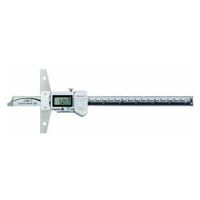 Digitális, ABS mélységmérő, IP67, inch/metrikus, 0-8″/0-200 mm