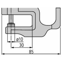 Medidor de espesor digital, 0-10 mm, 0,01 mm