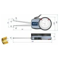 Dispozitiv de măsurare a brațului sondei pentru măsurători interioare 0,8-1,6″, 0,0005″.