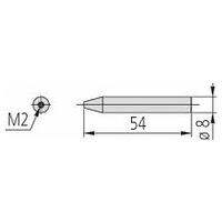 CMM Stylus Adapter M2 tbv Renishaw-Tasters M2