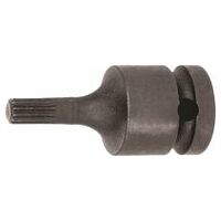 IMPACT Tri-square screw (XZN) screwdriver bit, 1/2 inch