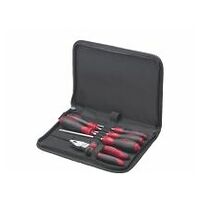 Tool set mechanic Screwdriver, combination pliers, 7-pcs. incl. tool pouch