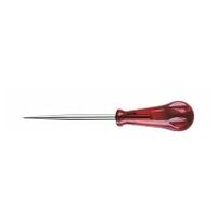 Awl plastic handle with round tip and plastic handle 6 mm