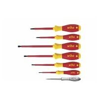 Set șurubelniță SoftFinish® Electric Slotted, Phillips 7 buc.