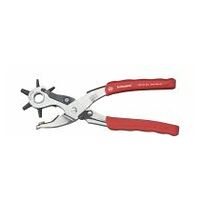 Professional revolving punch pliers 225 mm