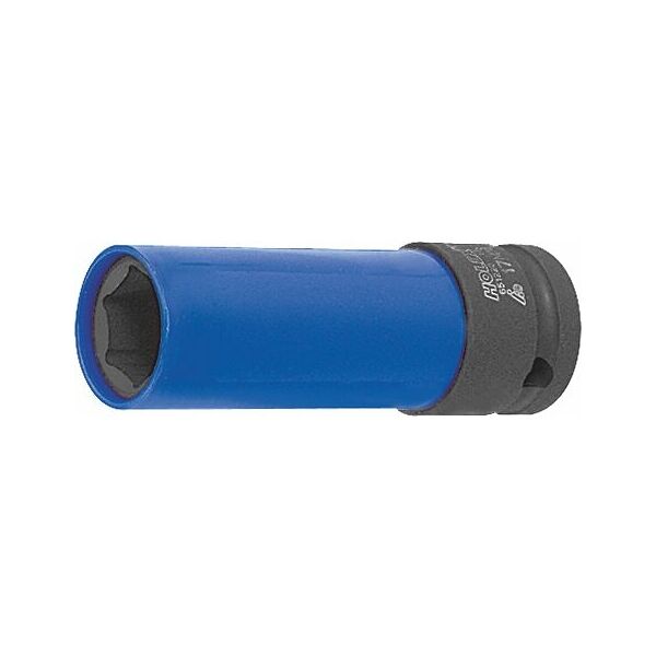 IMPACT hexagon socket, 1/2 inch Surface Drive with nylon sleeve 17 mm