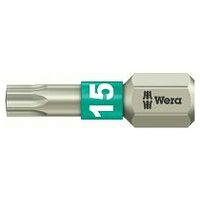 Bit for Torx®, 1/4 inch C 6.3 Stainless steel “Stainless” TX15