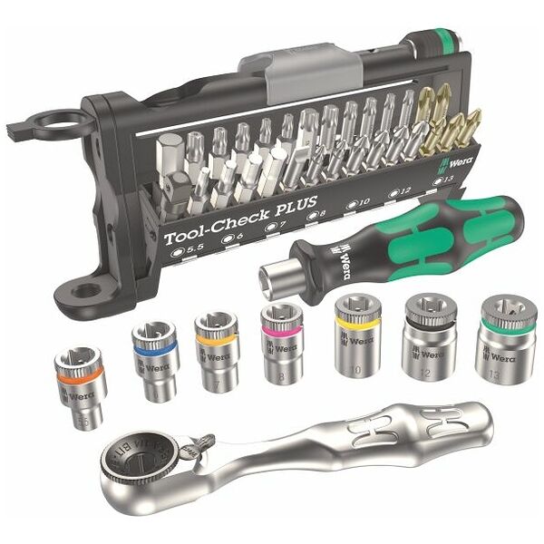Bits set with drive tool and sockets 39 pieces