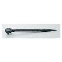 SPUD HANDLE RATCHET WITH BUTTON 1/2″SQ.DR. 250MM