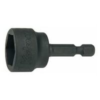 Cheie cu soclu, cu arbore hexagonal de 1/4″ 17 mm