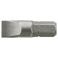Bit screwdriver 1,0 x 5,5mm hexagonal C 6,3 L.25mm