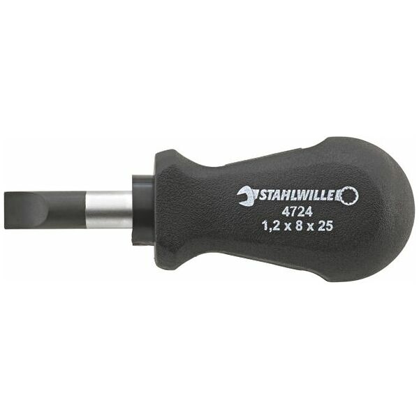 Tournevis carburateur DRALL 0.6 mm x 3.5 mm lame L.25 mm
