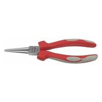 Round-nose pliers with long jaws L.145mm Multi-component sleeves