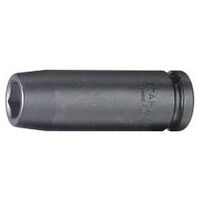Inserto para llave de tubo IMPACT de 12,5 mm (1/2 ″) SW.24 mm L.85 mm