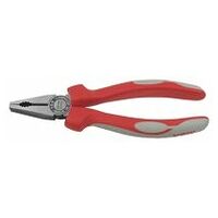 Combination pliers L.182mm Multi-component handles with soft zones