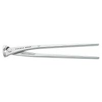 Heavy Duty steel fixer pincer L.300mm Head chrome plated, polished