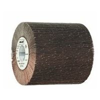 Abrasive flap wheel roller, fabric (A)  ⌀ 100 × 100 mm