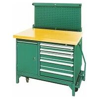 Mobile workbench 5 Drawers L.760mm x W.1200mm x H.1400mm