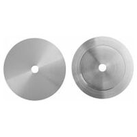 Pair of aluminium flanges  76 mm