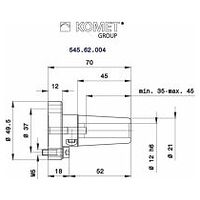 Hydrodehnspannfutter DAH63