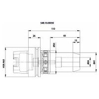 Compensating holder ø20 / HSK63A