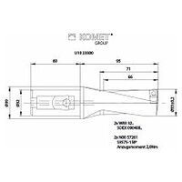 Wendeplattenbohrer KUB Quatron KUB-Q.2D.330.R.09-K32