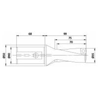 KUB-Q.2D.350.R.12-K40 PUNTA AD INSERTI - KUB QUATRON