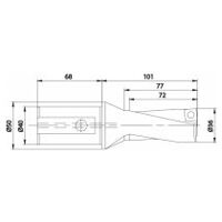 KUB-Q.2D.360.R.12-K40 KUB QUATRON-FORET À PLAQUETTES AMOVIBLES